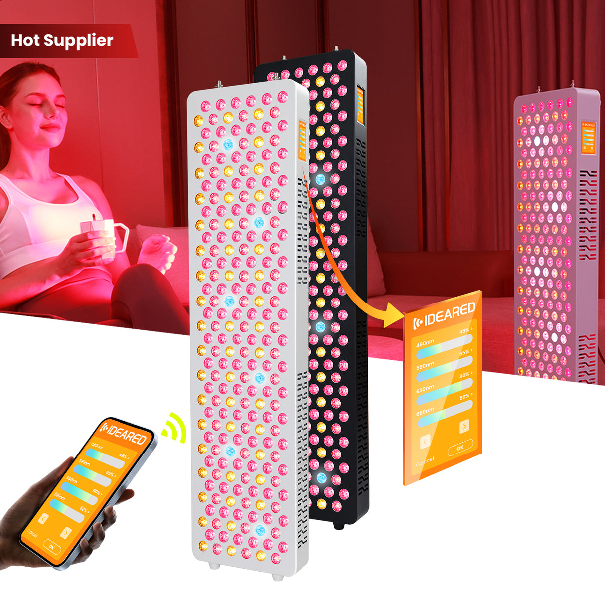 Lumière thérapeutique LED RLPRO300Max d'Uno Vita (spectre complet)