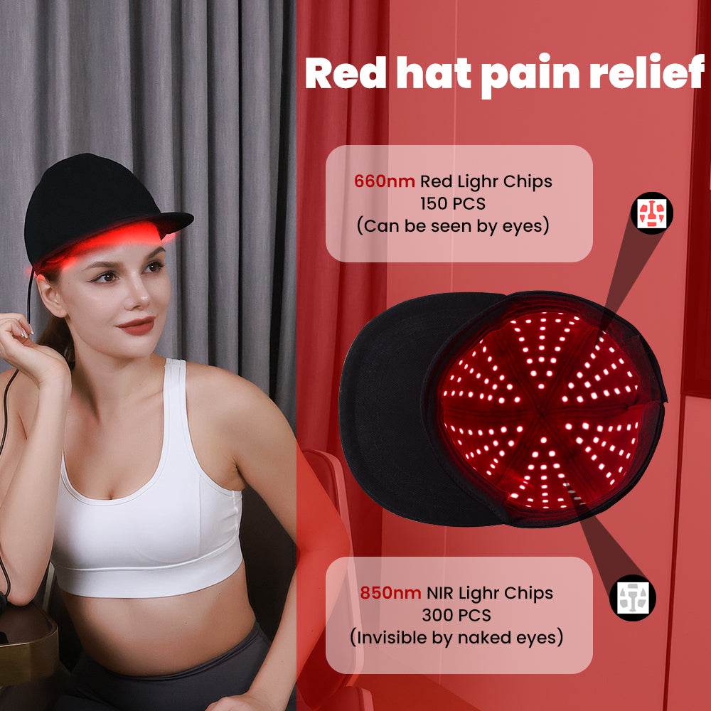 Gorra de terapia de luz roja de Uno Vita
