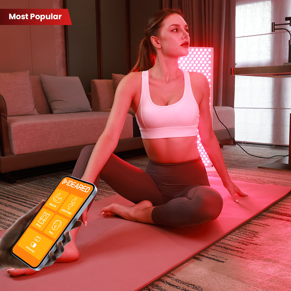 Uno Vitas RLPRO300 LED-Therapielicht (Vollspektrum-Rotlichttherapie)