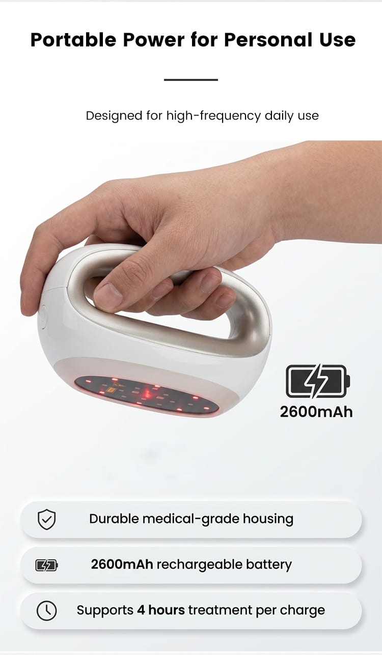 Láser portátil HD-Cure MAX: terapia de luz de 4 longitudes de onda