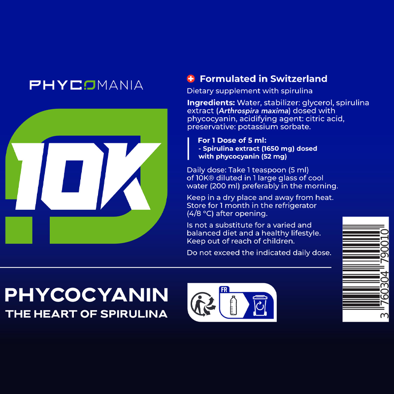 PHYCOCYANIN – Das Herz von Spirulina und 10K Phycocyanin