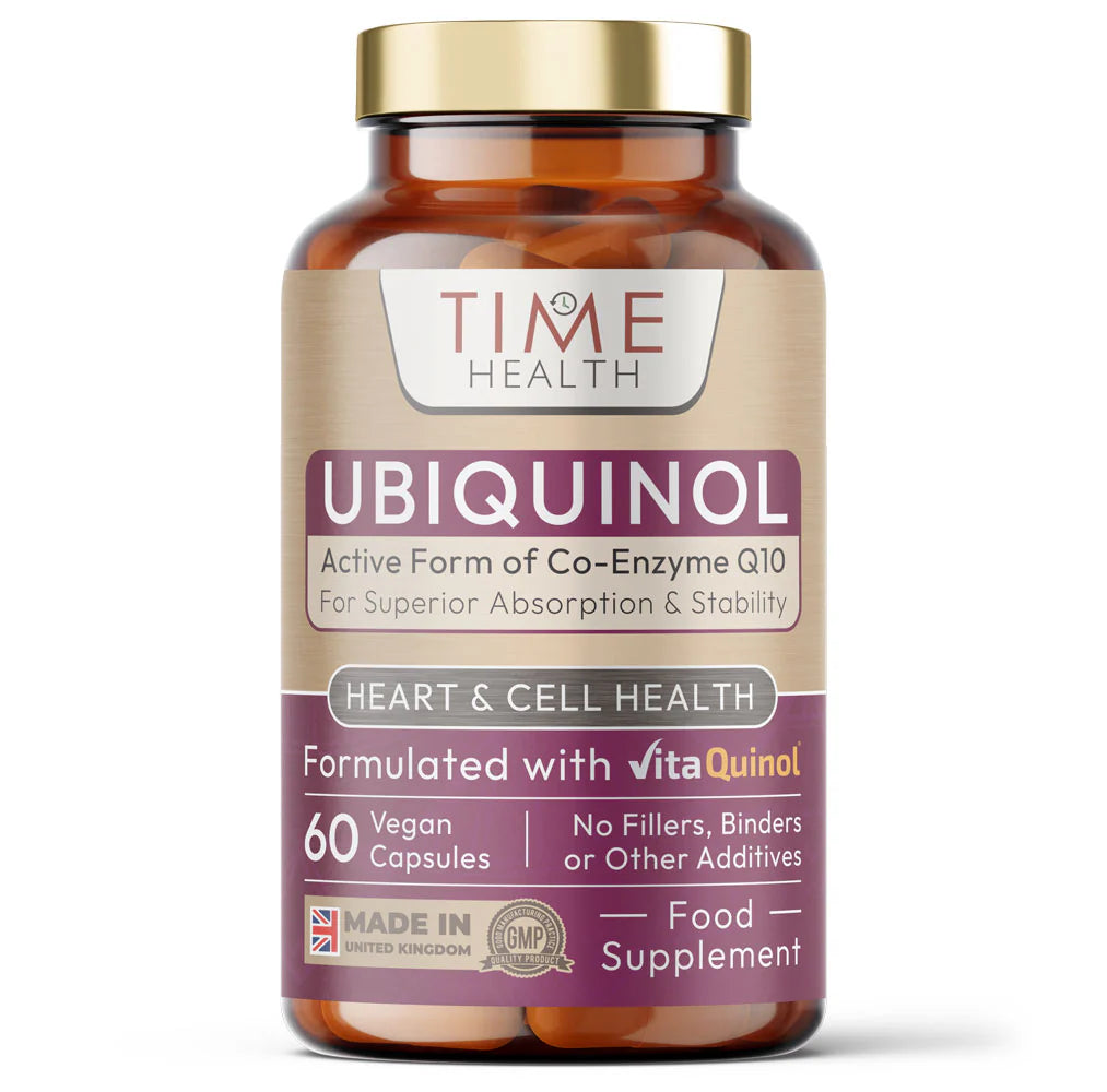 Ubiquinol – CoQ10 activo VitaQuinol® – Corazón, energía y longevidad