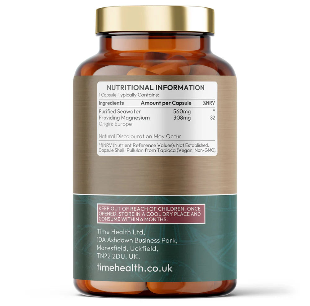 Natural Magnesium from Sea Water & Marine Trace Minerals - 1 a day