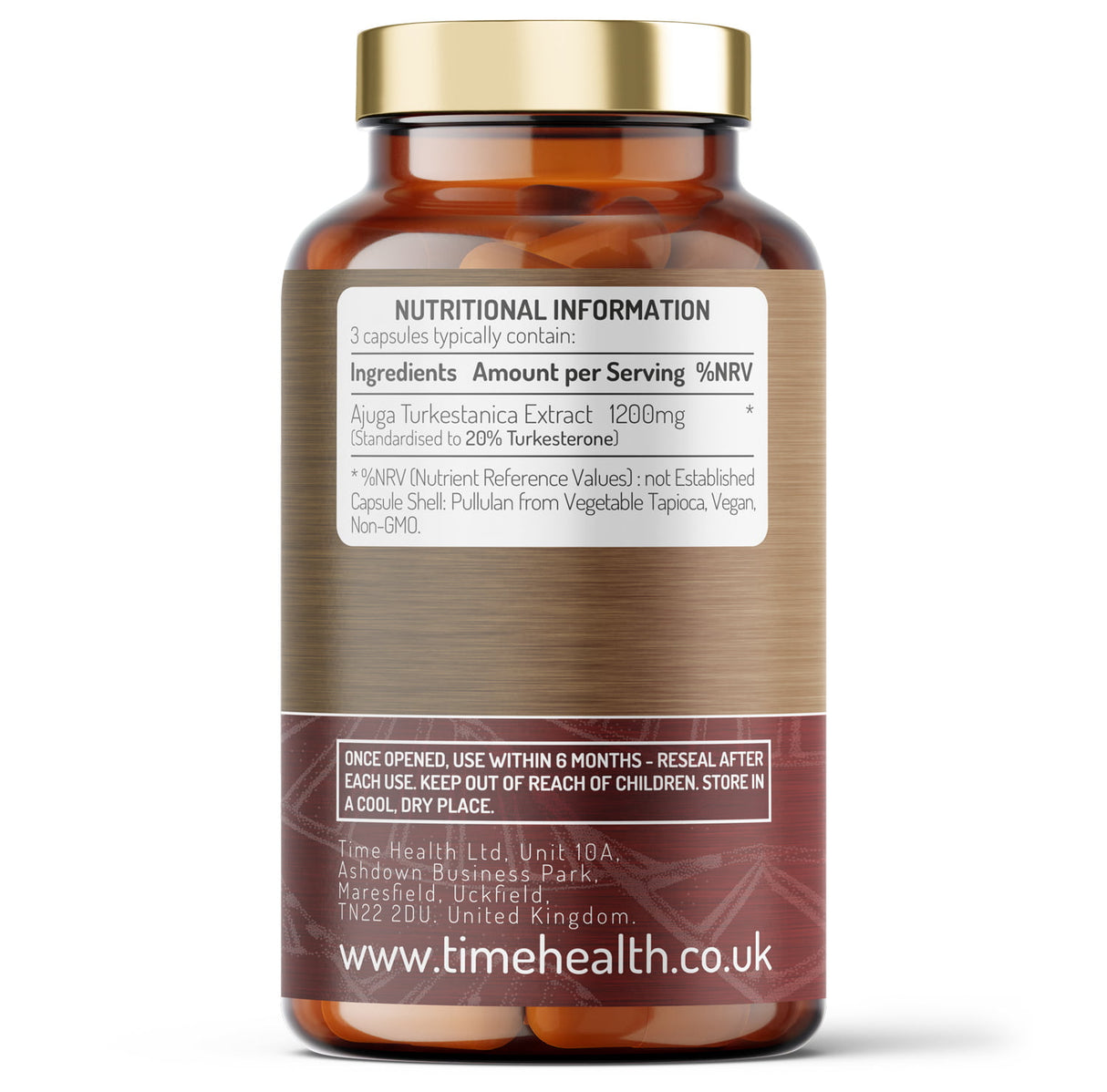 Turkesterone – Hög styrka – Naturligt Ajuga Turkestanica-extrakt