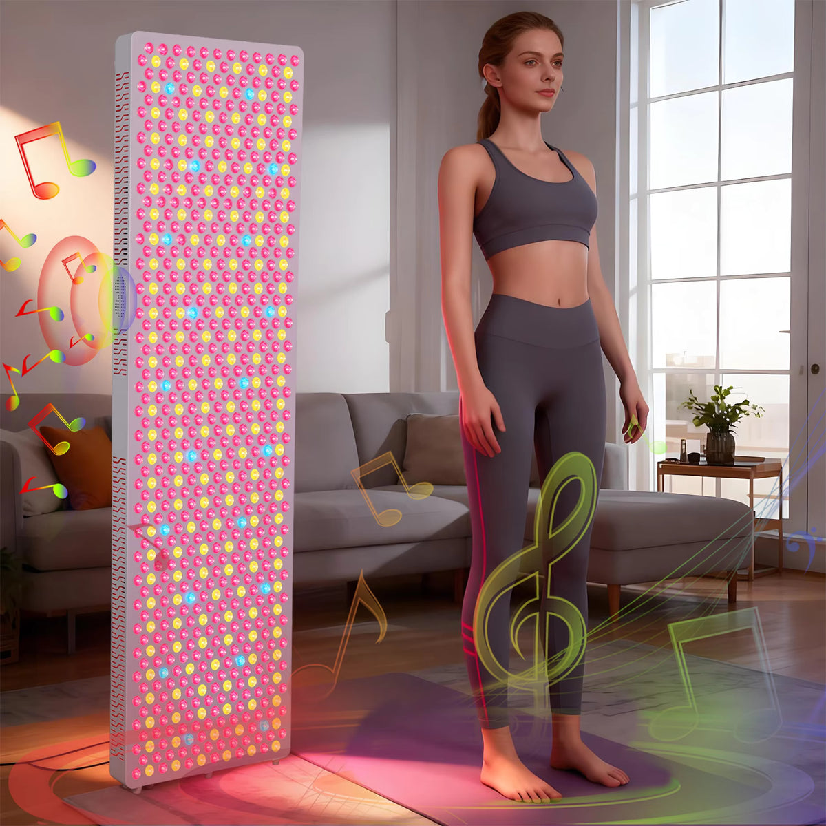 Pannello a luci rosse Uno Vita RLPRO1000-X2 con 720 LED, touch screen, 9 lunghezze d'onda, app e Bluetooth