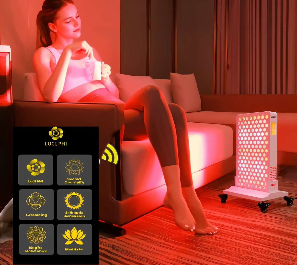 Uno Vita's RLPROMax200 - advanced 9-Wavelength High-Power Light Therapy Panel