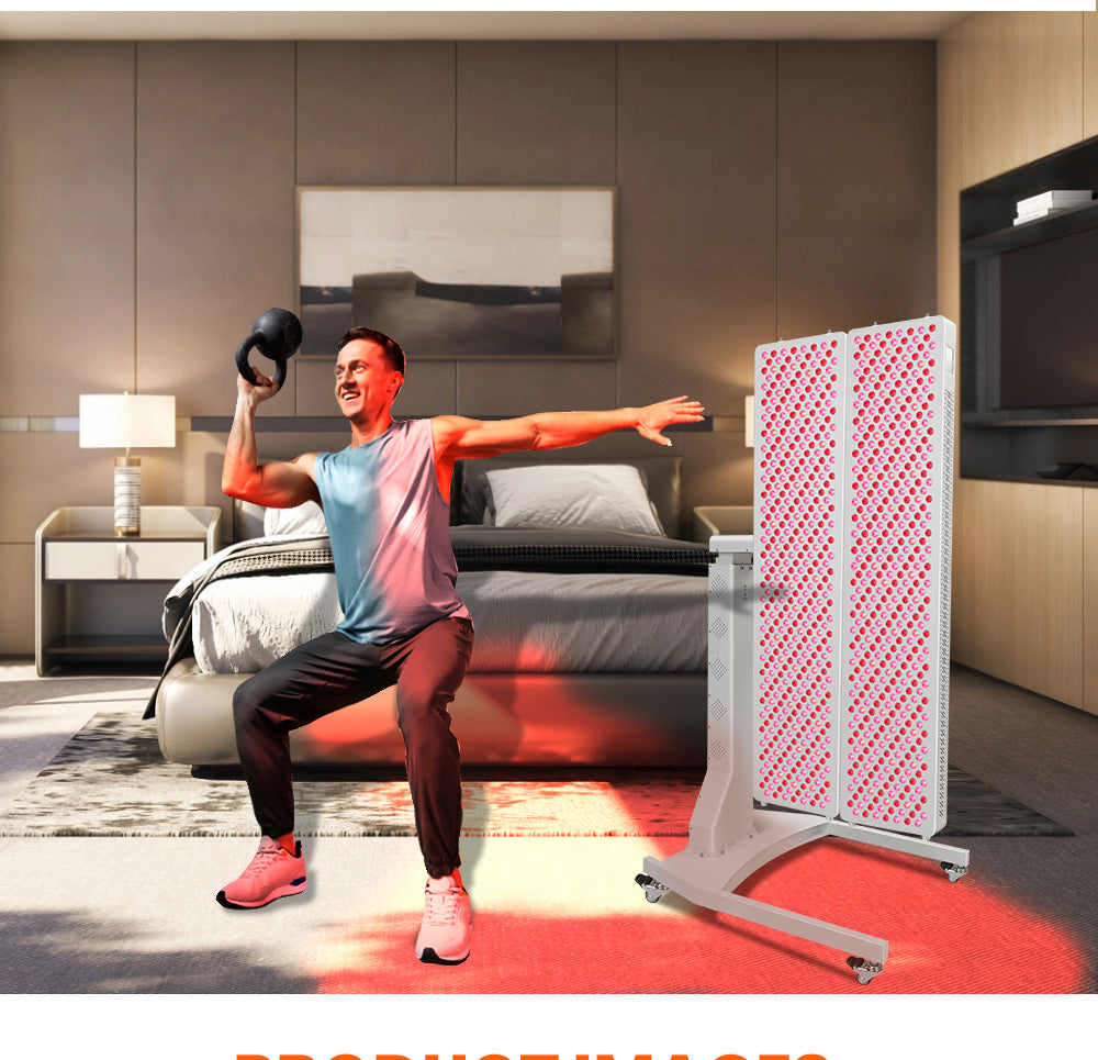 Soporte elevador motorizado para paneles de luz roja serie RLMaxC de Uno Vita