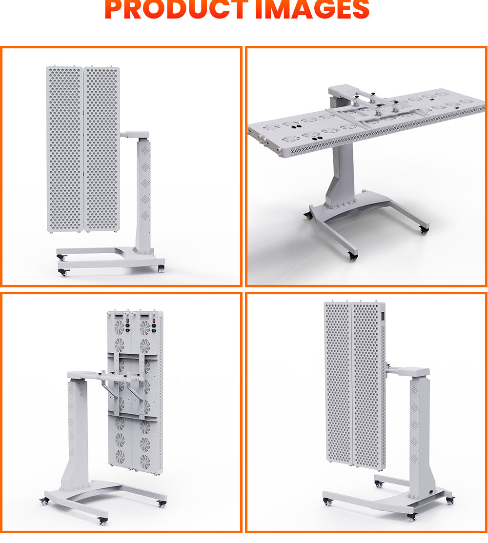 Soporte elevador motorizado para paneles de luz roja serie RLMaxC de Uno Vita