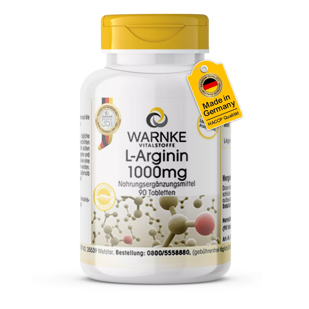 L-Arginina 1000 mg - 90 Compresse - Vegan
