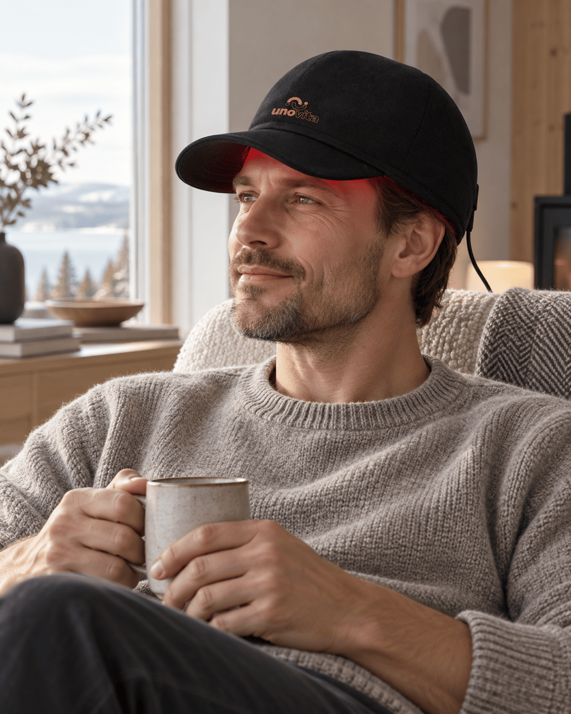 Uno Vita Red Light Therapy Cap (148 LED'er, 660/850 nm)