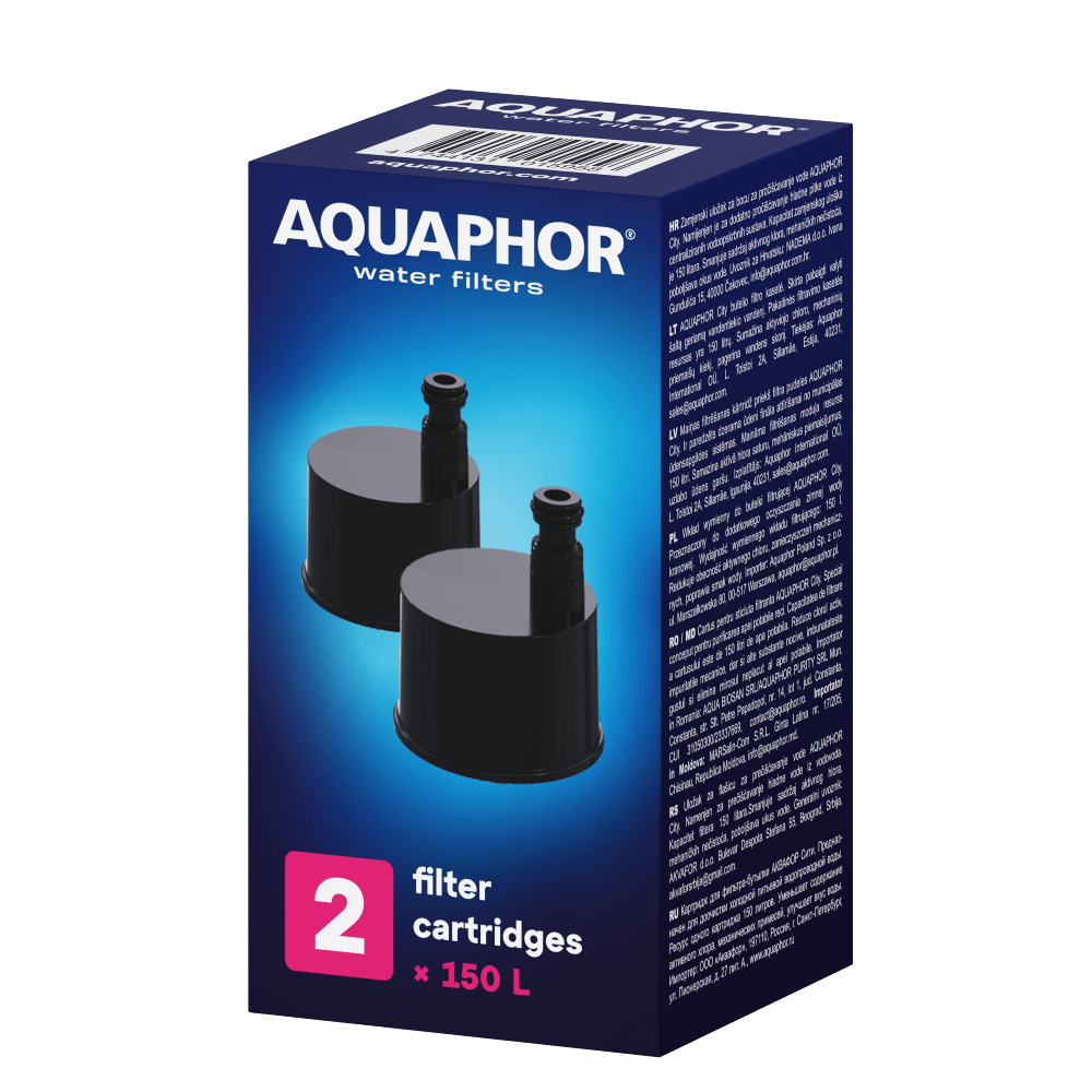 AQUAPHOR filterflaska filterpatron City (2 st)