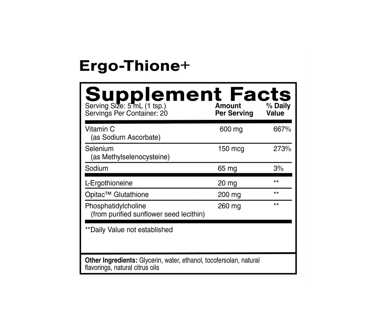 Ergo-Thione+ liposomal