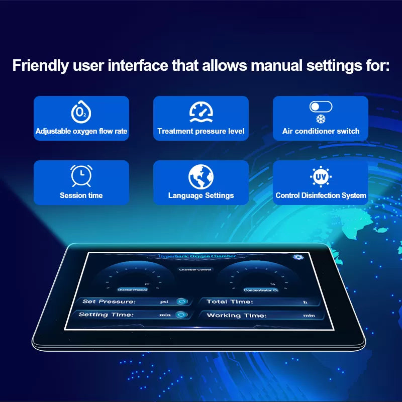 Die Oxyair HBOT (2 ATA) Premium-Luxus-Überdruckkammer von Uno Vita