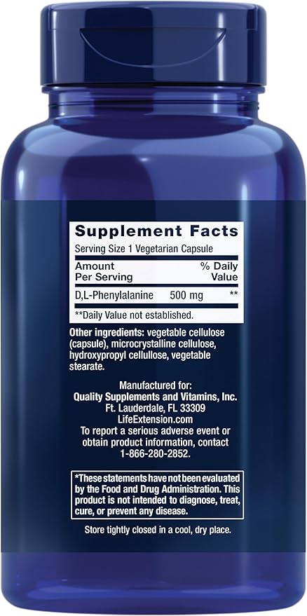 D, L-Phenylalanine Capsules