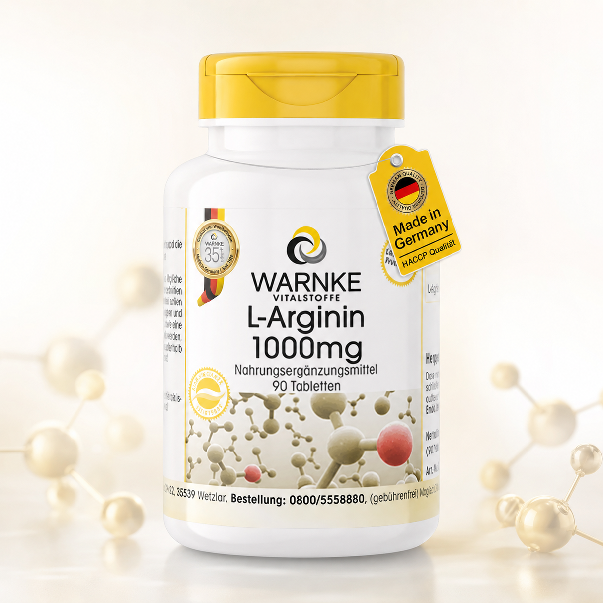 L-Arginina 1000 mg - 90 Compresse - Vegan