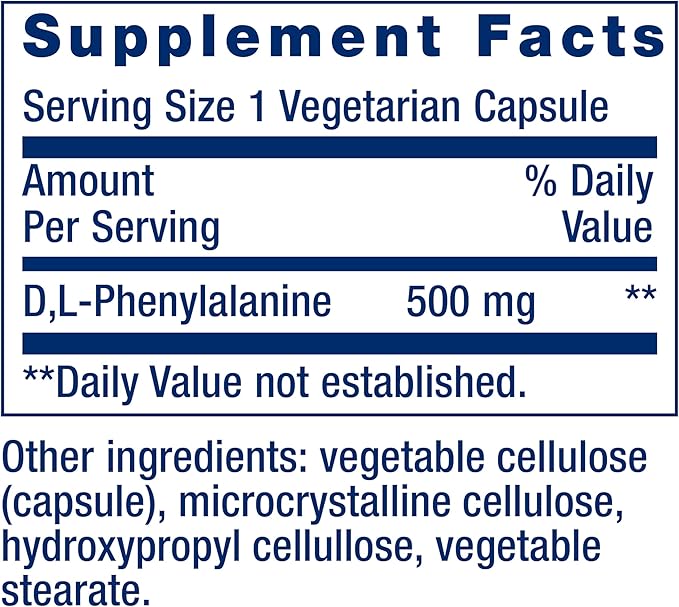 D, L-Phenylalanine Capsules