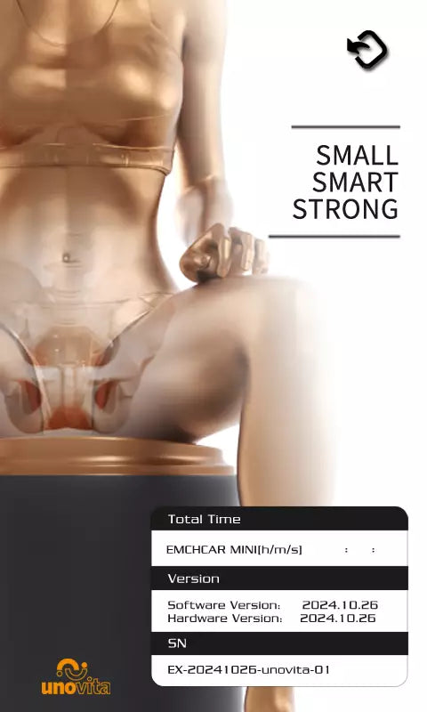 Miniestimulación del suelo pélvico con silla EM de Uno Vita