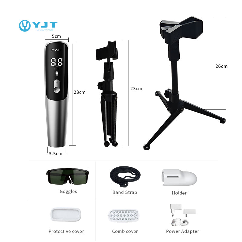 HD-CurePro: dispositivo láser compuesto de mano para aliviar el dolor y hacer crecer el cabello