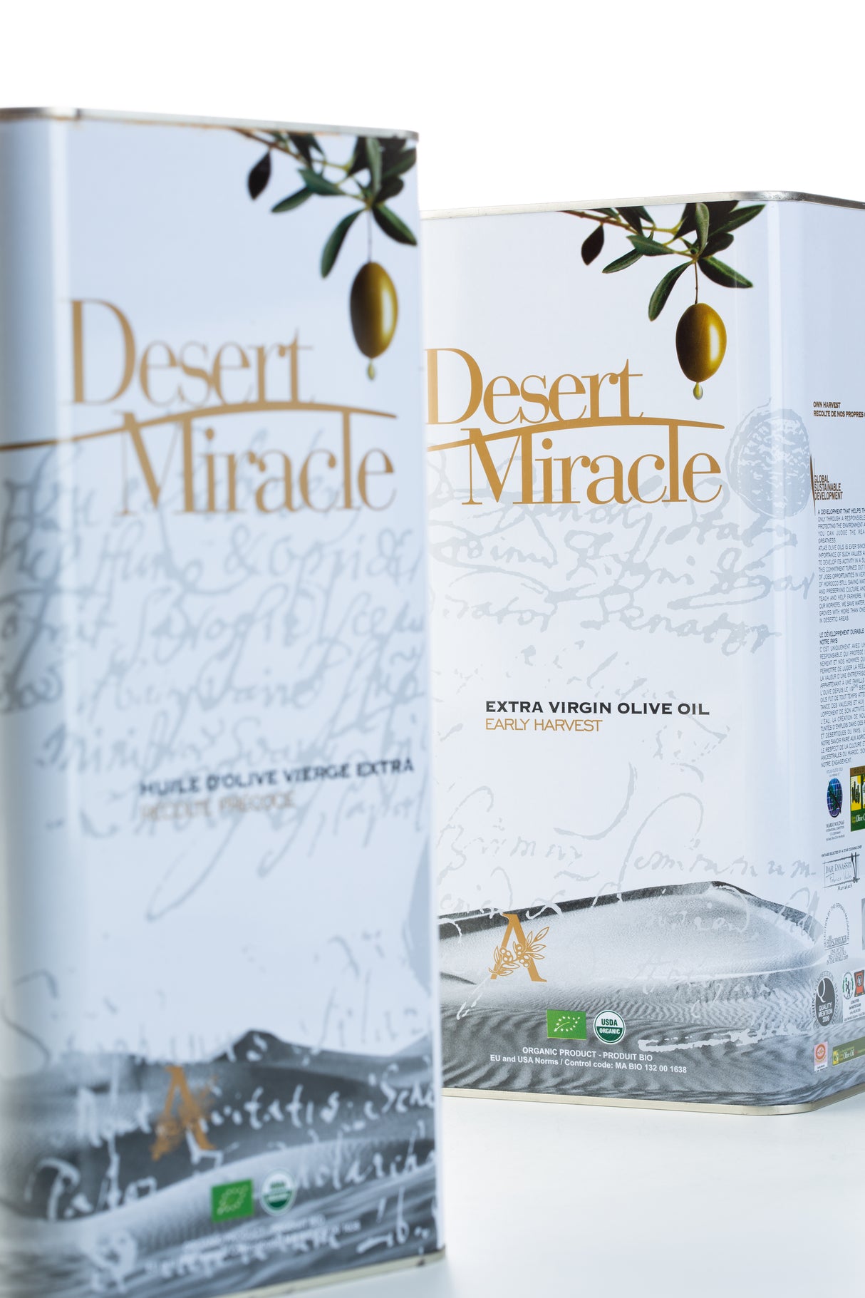 Desert Miracle - Atlas Olijfolie - Ultra Premium Extra Vierge olijfolie 5 liter