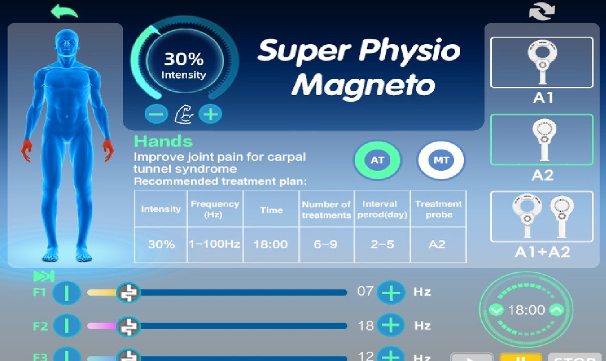 EMTSF PRO de Uno Vita - PEMF de alta intensidad con láser (sistema completo)