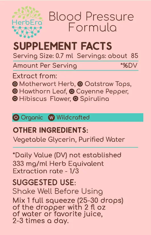 HerbEra Blodtrycksformel tinktur