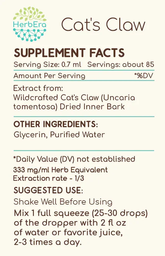 HerbEra Tinktur för kattklo