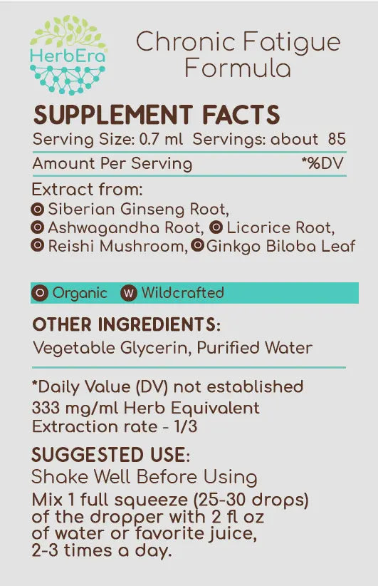 HerbEra Formel-Tinktur für chronische Müdigkeit