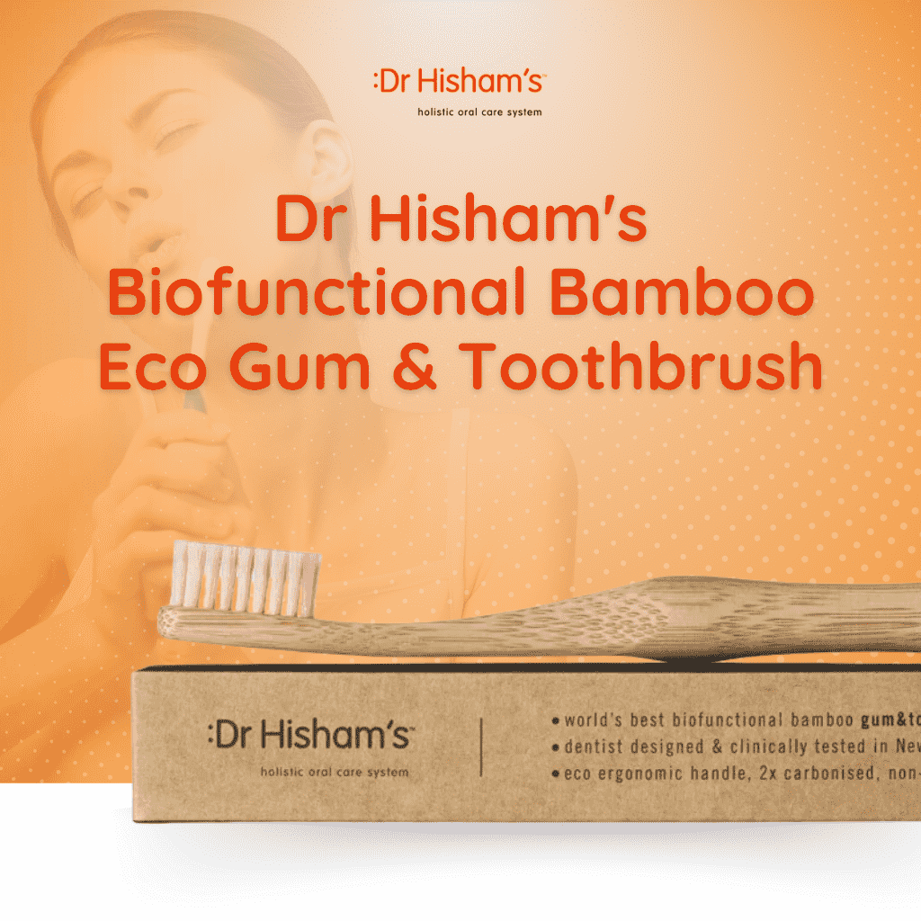 Dr Hisham's Best BioFunctional Bamboo Gum & Zahnbürste (12er-Packung)