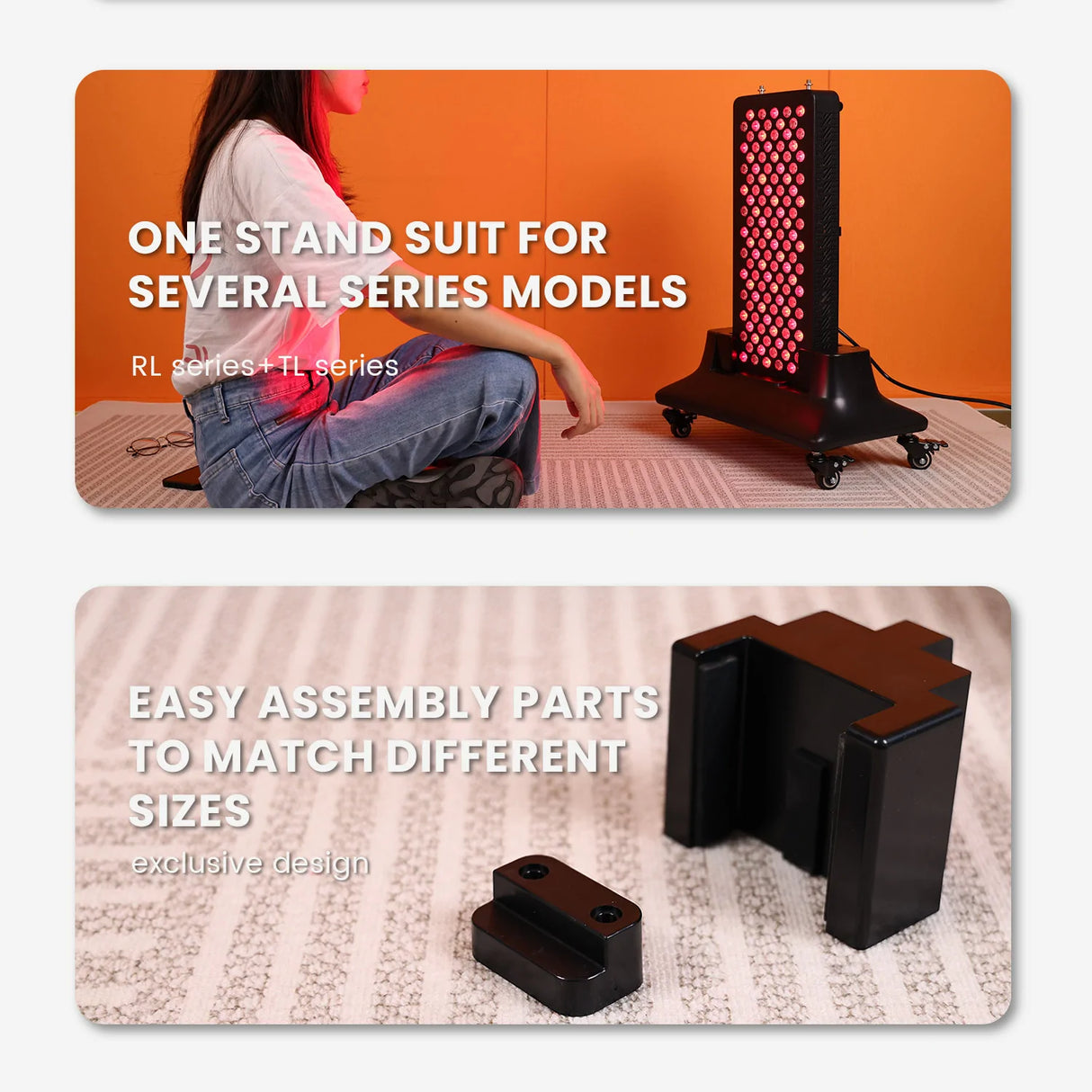 Der Rotlicht-Therapieständer von Uno Vita