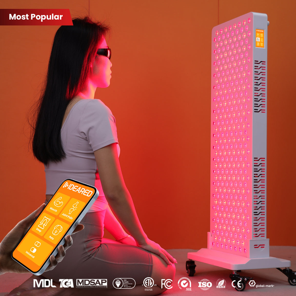 Lumière thérapeutique LED RLPRO300Max d'Uno Vita (spectre complet)