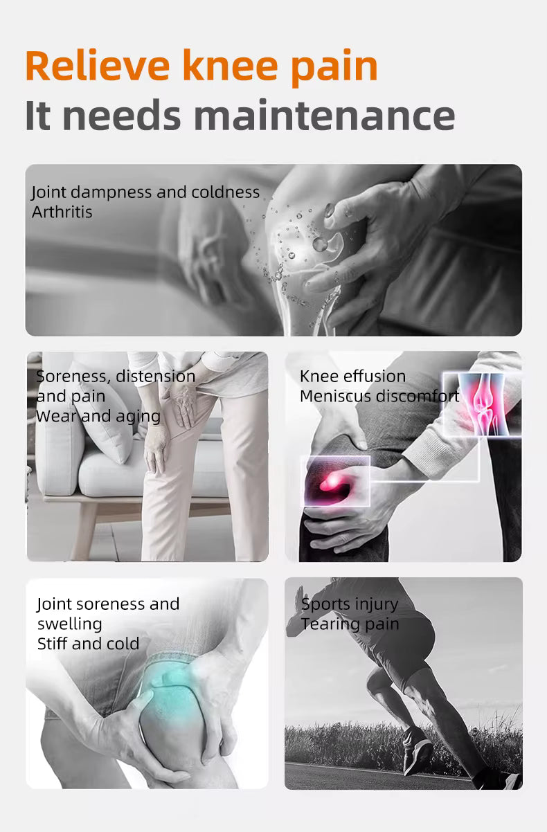 Masseur de genou à vibrations et pétrissage intelligent (modèle avancé)