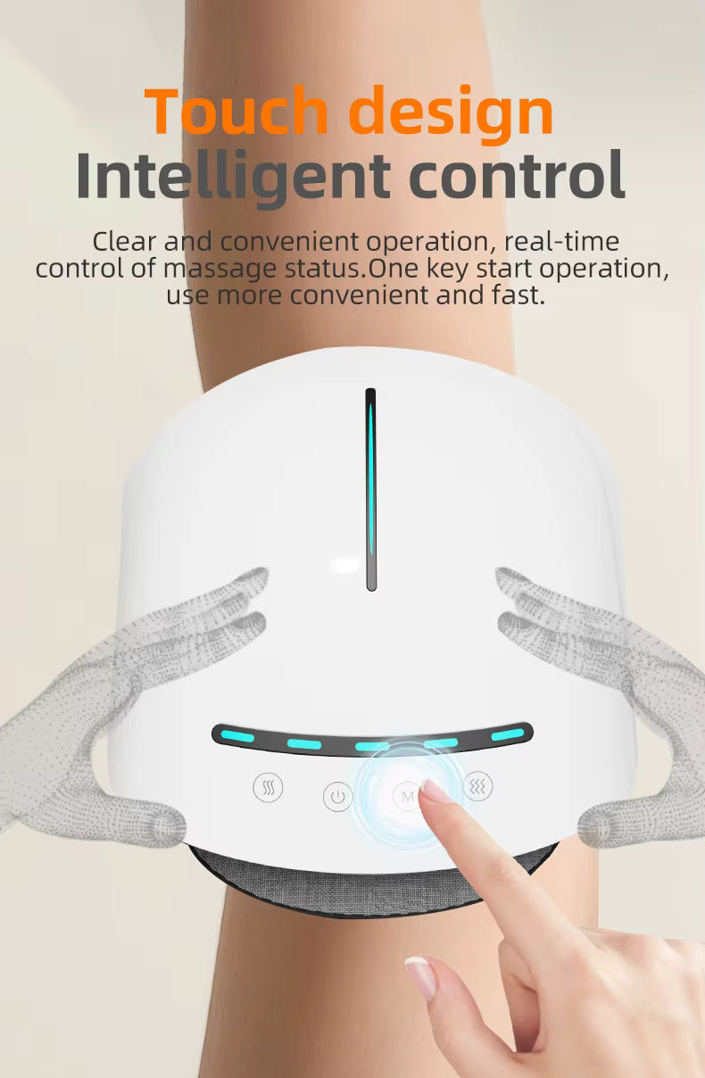 Masseur de genou à vibrations et pétrissage intelligent (modèle avancé)