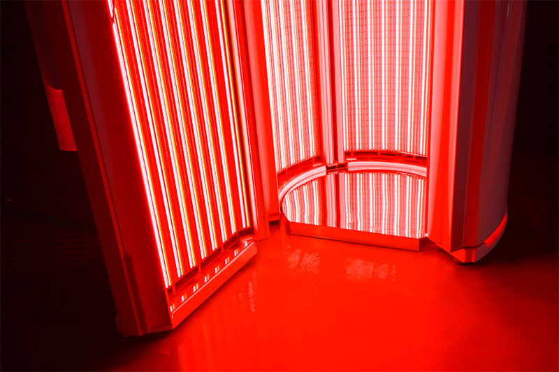 Cabina de terapia de luz roja Merican de Uno Vita M11 Plus - Stand Up profesional PBM 7000W