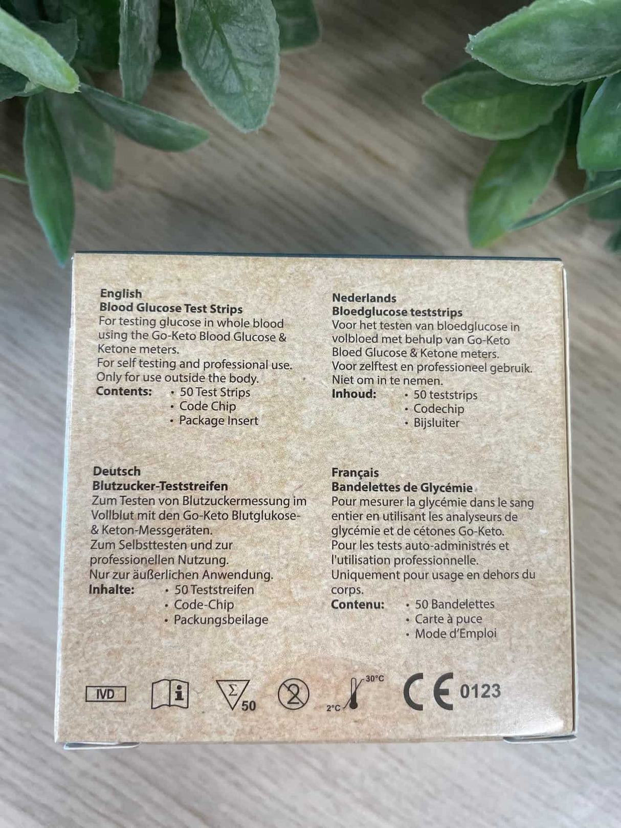 Go-Keto glukostestremsor (x50)