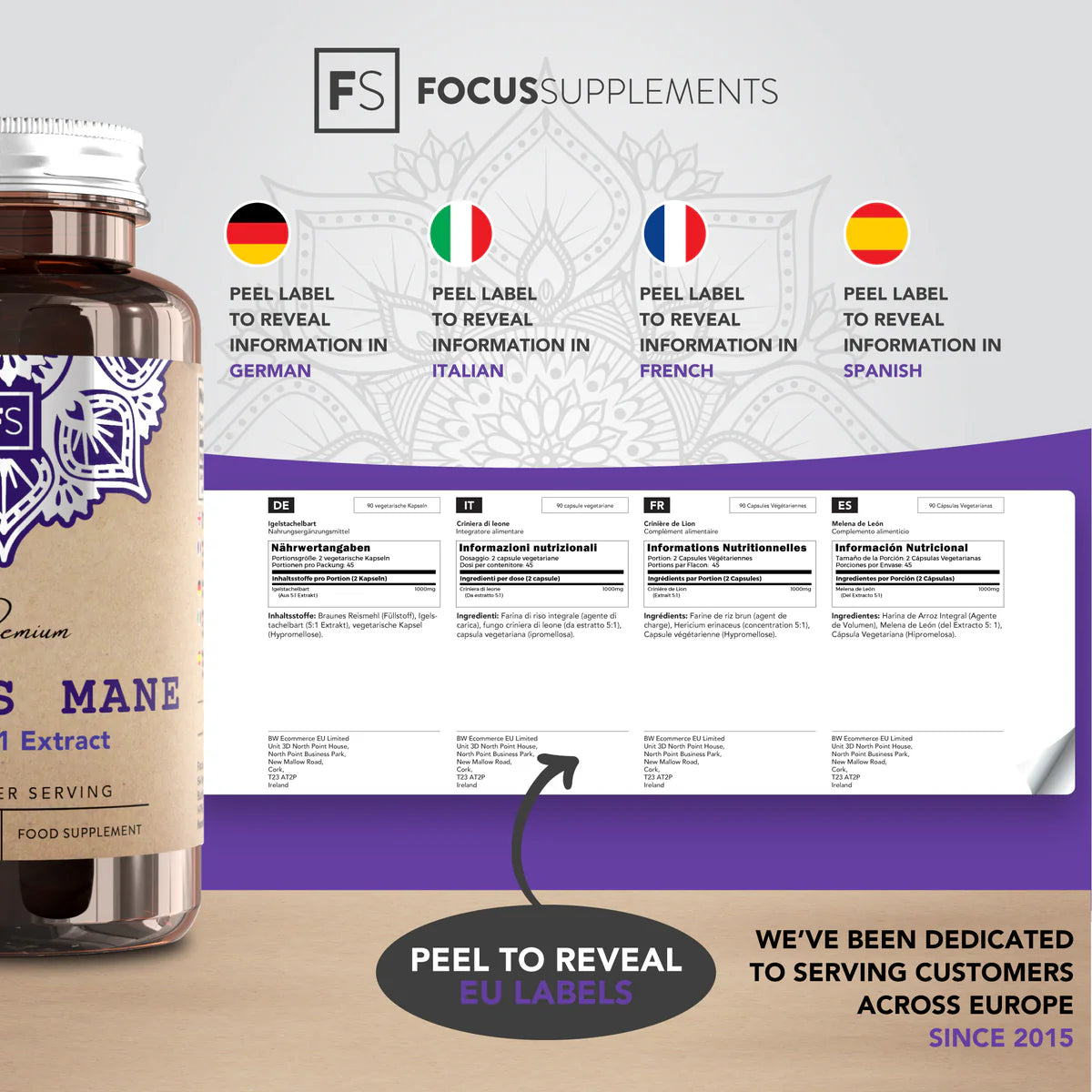 Leeuwenmanen 5:1 - Extract 1000 mg