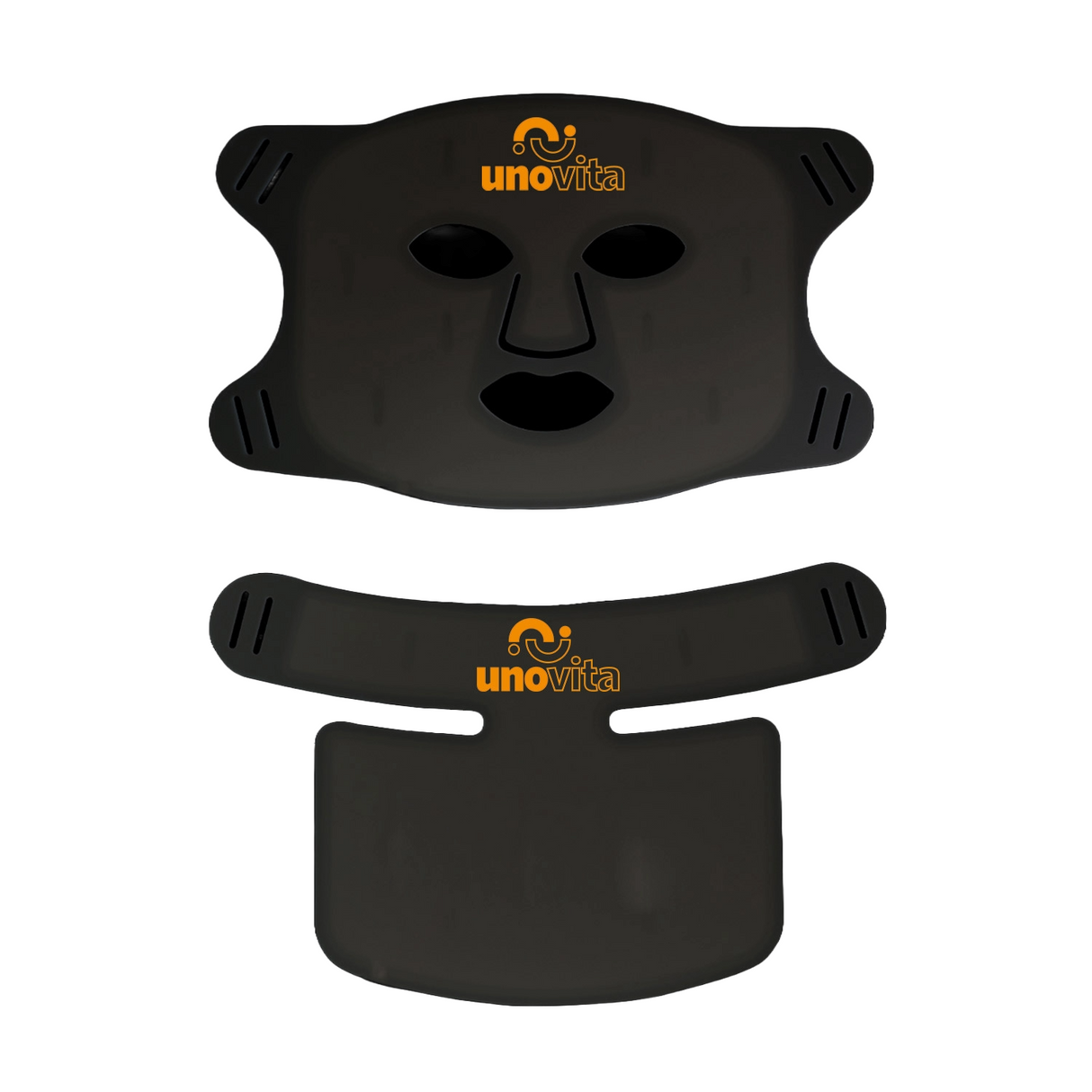 Masque facial de luminothérapie LED Advanced Beauty d'Uno Vita noir