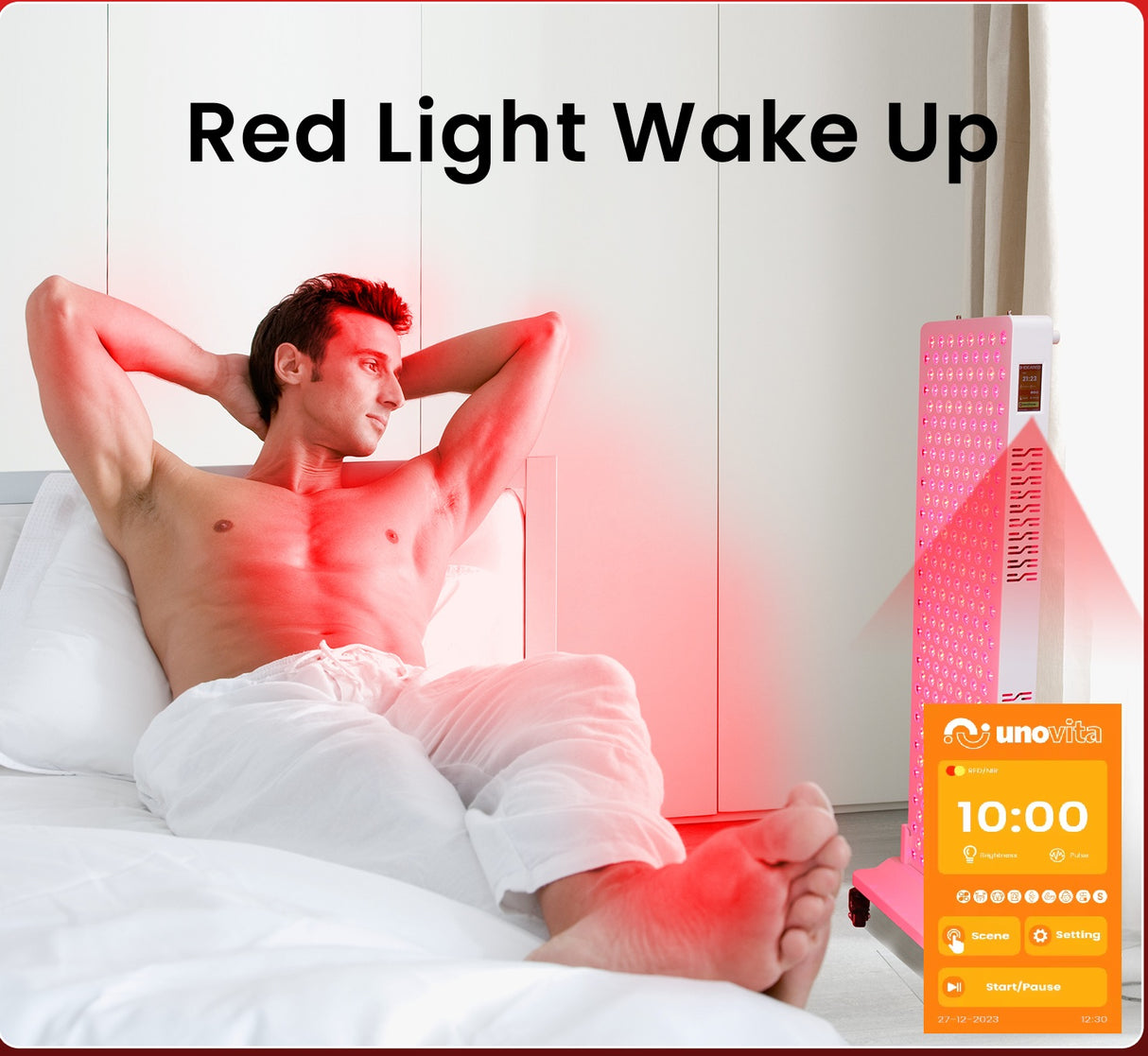 Lumière thérapeutique LED RLPRO300Max d'Uno Vita (spectre complet)