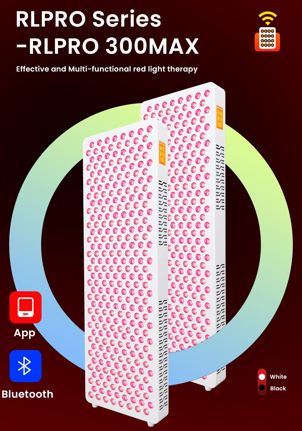 Lumière thérapeutique LED RLPRO300Max d'Uno Vita (spectre complet)