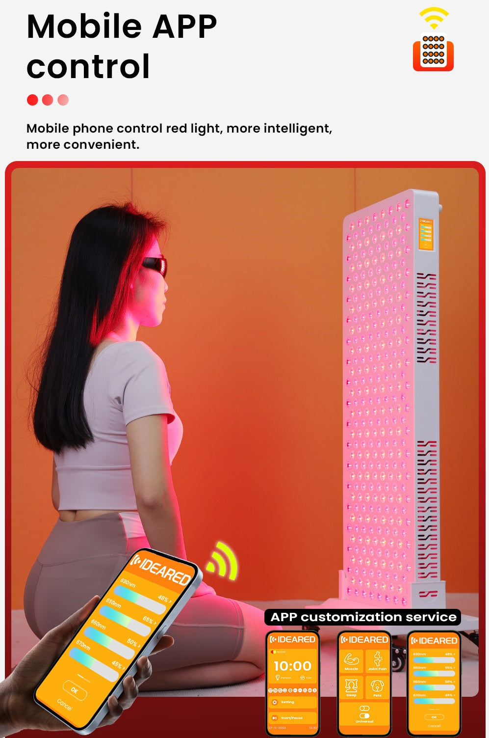 Lumière thérapeutique LED RLPRO300Max d'Uno Vita (spectre complet)