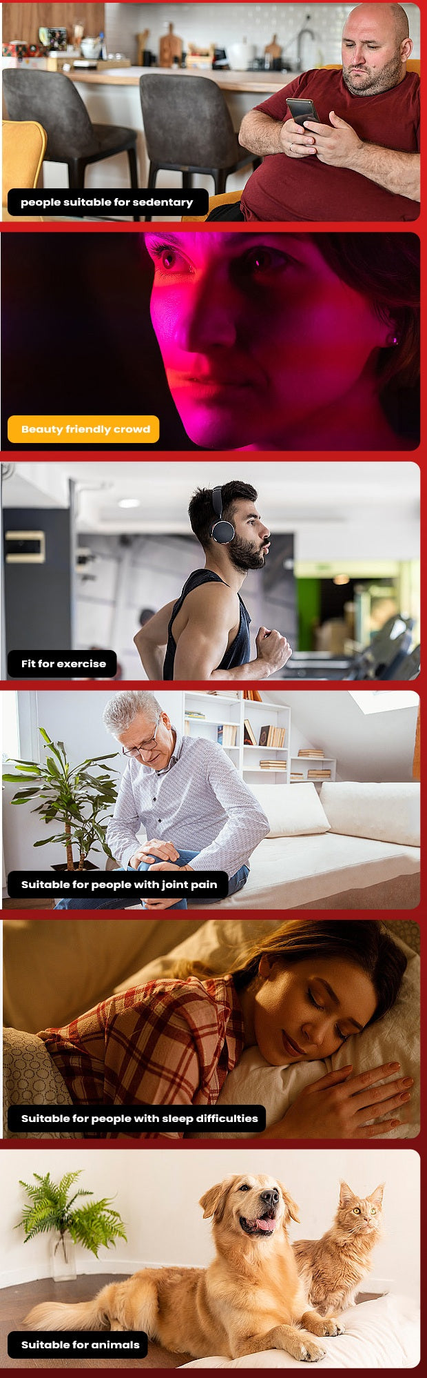 Lumière thérapeutique LED RLPRO300Max d'Uno Vita (spectre complet)