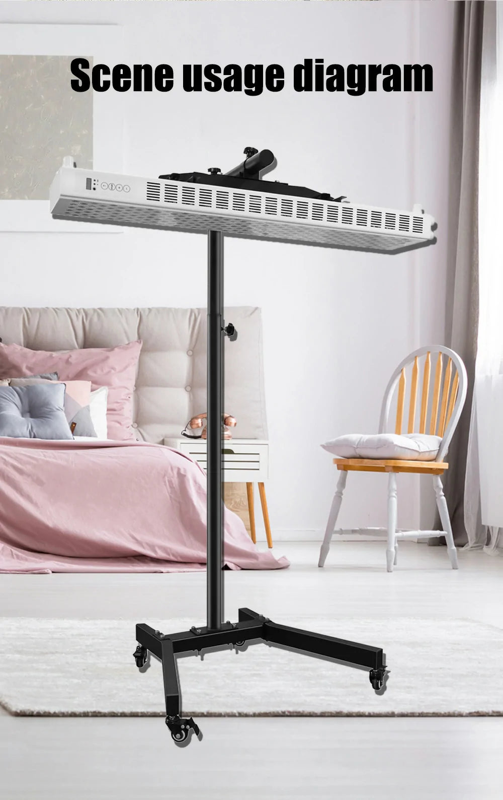 Uno Vita's MS300-E -Therapy Panel Stand (white)