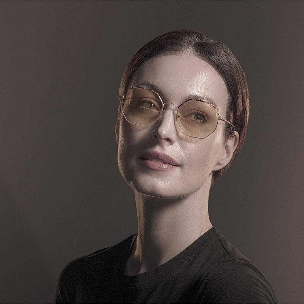 Gafas Tesla Hyperlight SIENA HAVANA para mujer (interior)
