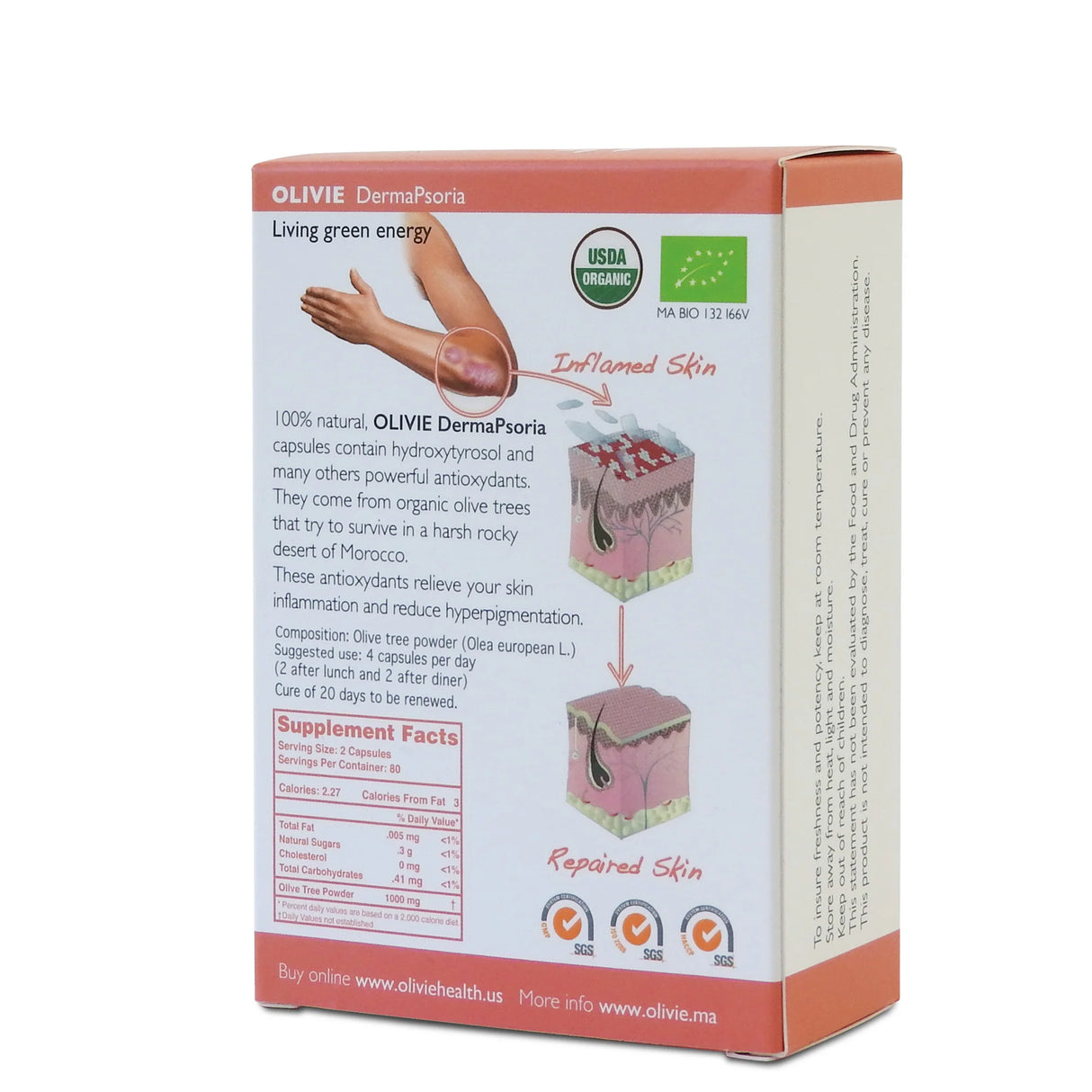 OLIVIE DERMAPSORIA - Fight Psoriasis and Eczema NATURALLY!