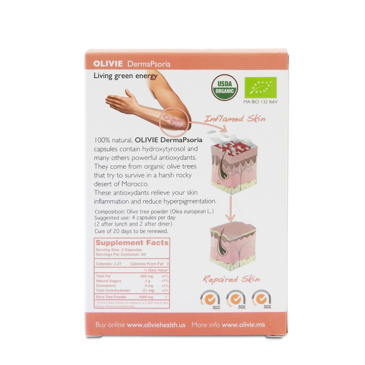 OLIVIE DERMAPSORIA - Fight Psoriasis and Eczema NATURALLY!