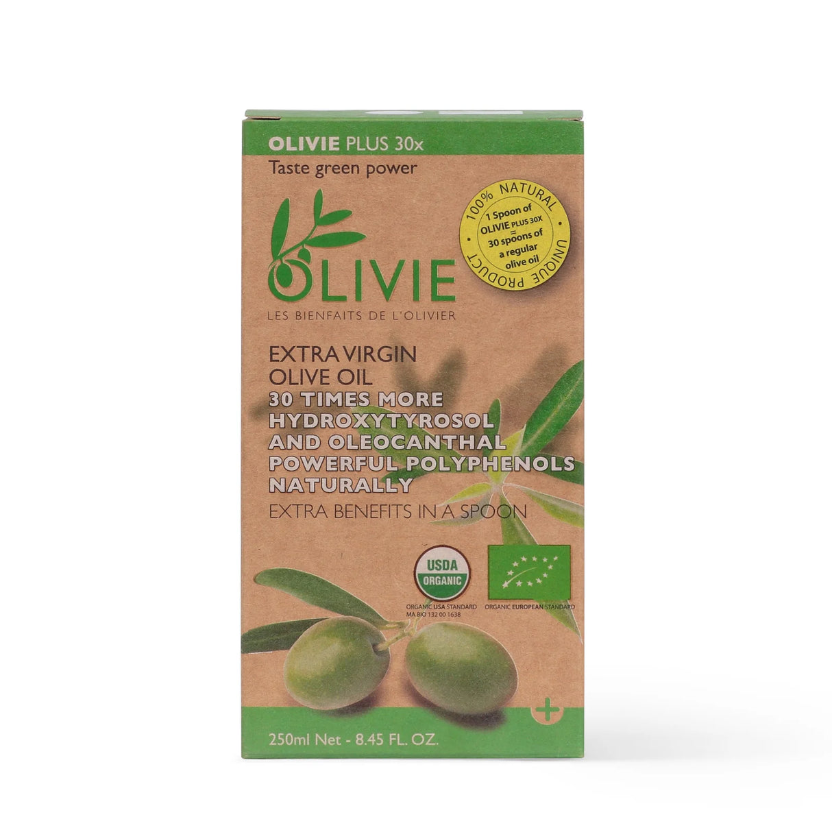 OLIVIE Plus 30x: El Aceite de Oliva Virgen Extra Ecológico Superior