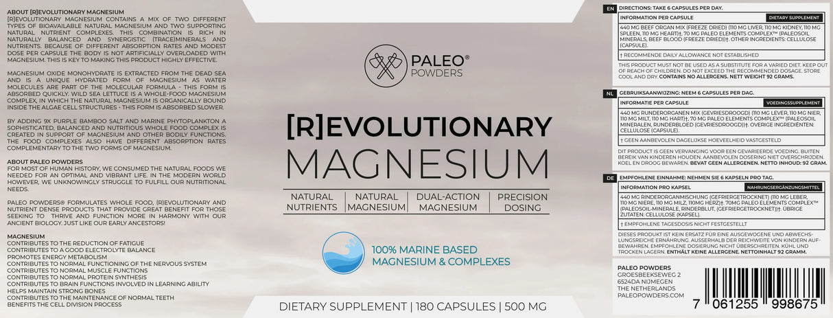 Paleo (R) -Magnesio evolutivo