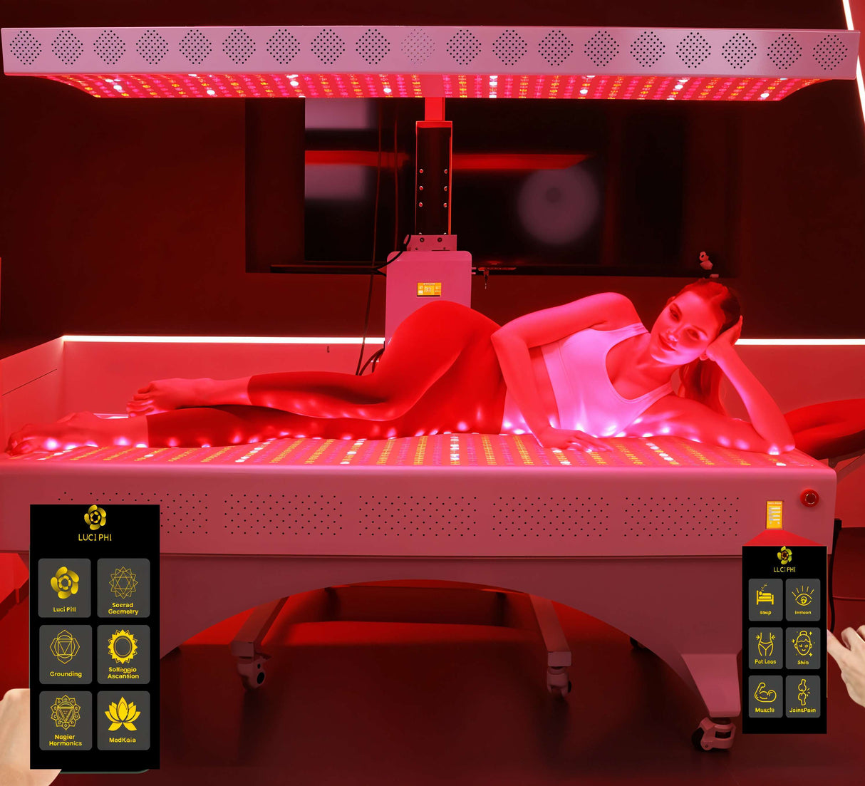 Panneau de luminothérapie haute puissance RLPRO2000L à 9 longueurs d'onde d'Uno Vita