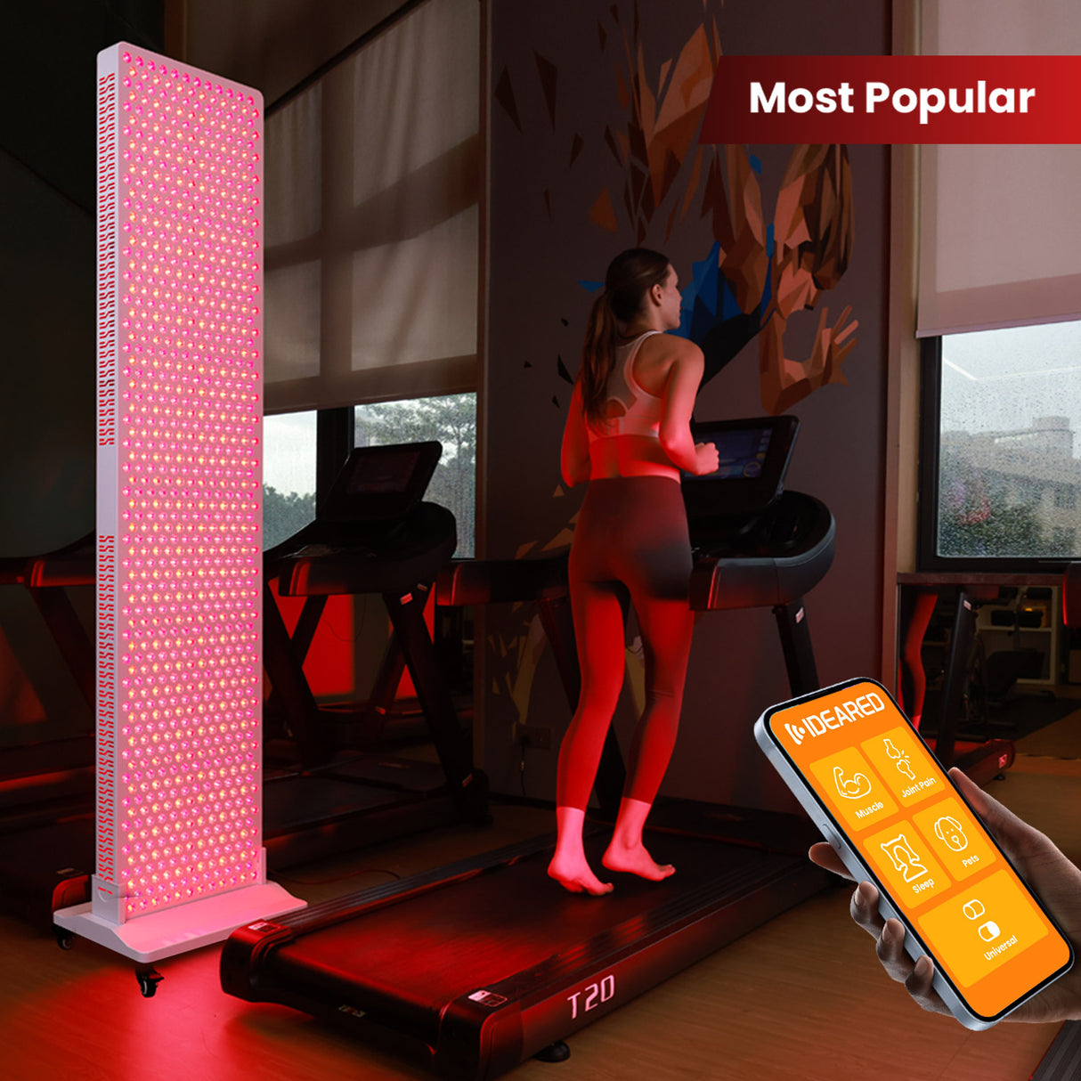 Luz de terapia LED RLPRO1200 de Uno Vita (espectro completo)