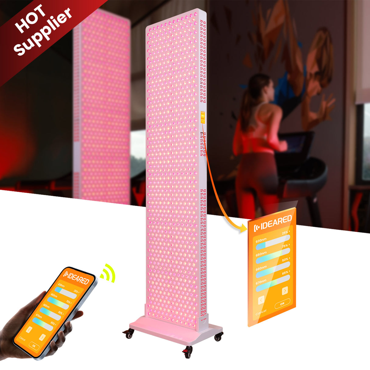 Luz de terapia LED RLPRO1200 de Uno Vita (espectro completo)