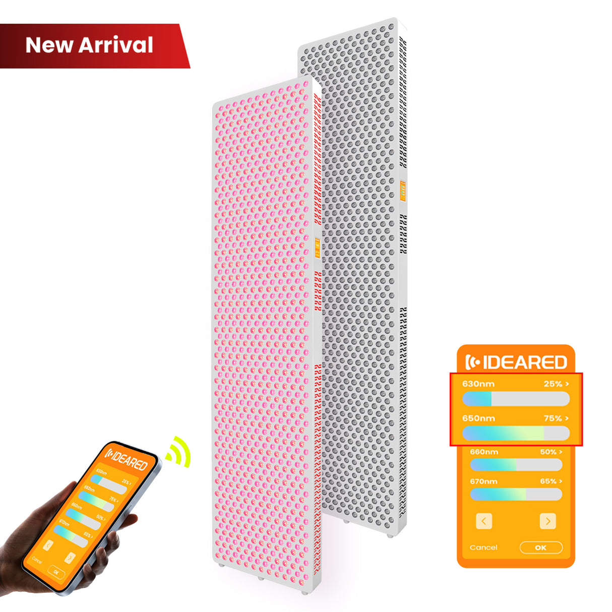 Luz de terapia LED RLPRO1200 de Uno Vita (espectro completo)